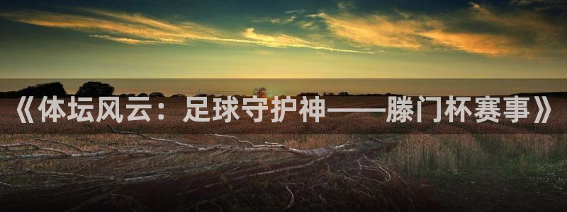 182体育什么：《体坛风云：足球守护神——滕门杯赛事》